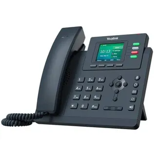 Yealink SIP-T33G IP-Telefon für Einsteiger, PoE, Dual-Port-Gigabit-Ethernet