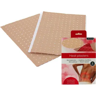 Riyashop Wärmepflaster 10 Stück Wärmepflaster - Größe 18x12 cm - mit Cayennepfeffer/Capsicum