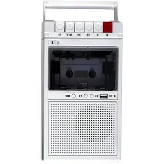 Bamberg Retro-Kassettenrecorder und -Player Unterstützt Interne und Externe Aufnahme und USB-Transkription