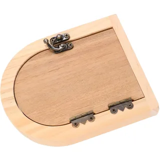 Milisten Steckdosenabdeckung Für Junge Mädchen Feentür-förmige Steckdosenabdeckung Aus Holz Kindersichere Steckdose Mit Kindersicherung Dekorative Für Kinderzimmer Und Haustiersicherheit