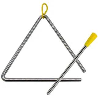 TRIXES 4 Zoll Triangel Musikinstrumente - Spielen Sie mit Schlaginstrumenten wie Trommel, Glocken, Xylophon, Maracas, Glockenspiel - Geeignet für Erwachsene, Kinder, Kleinkinder - Kinderspielzeugset