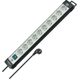 10-fach 3 m schwarz/lichtgrau