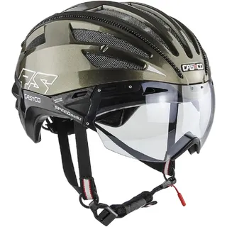 Casco SPEEDairo 2 RS inkl. Vautron-Visier - CafeRacer oliv schwarz - S (52-56cm)