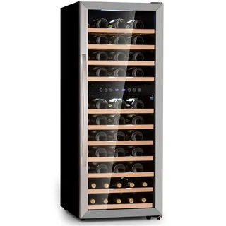 Klarstein Vinamour 73 Duo Weinkühlschrank 2 Zonen 192 L/73 Flaschen 5-18°C Touch