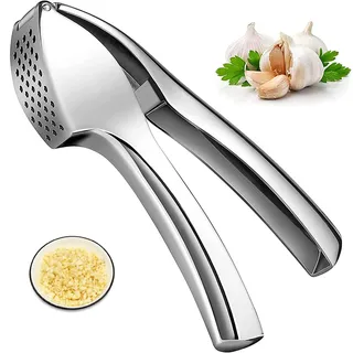 Jidyllic Premium Knoblauchpresse,Garlic Press Bequem und Leicht Zu Reinigen Knoblauch Presse Knoblauchpressen Knoblauch Crusher (Kein Schälen Nötig) für Zerkleinert Knoblauch & Ingwer Mühelos