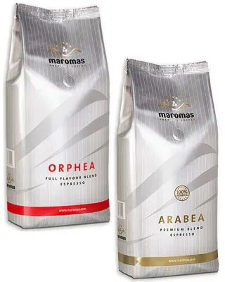 MAROMAS Kaffeebohnen Probierpack (2x 250g) - Maromas Herstellergarantie, kostenlose Beratung