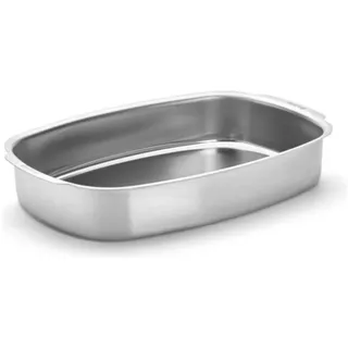 De Buyer Rechteckige Auflaufform 38 x 26 cm Grau