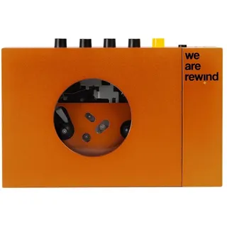 we are rewind Portable BT Cassette Player Serge, MP3 Player + Portable Audiogeräte, Orange