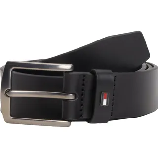 Tommy Hilfiger Herrengürtel Leder 3,5 cm schwarz 80