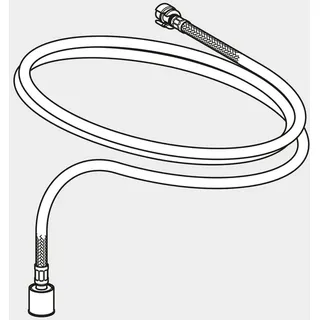 Geberit GE Panzerschlauch f. Geberit AquaClean Mera/Sela/Tuma/Alba