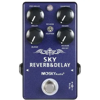 Mosky SKY REVERB - Verzögerung und Reverb mit 2 unabhängigen Modulen
