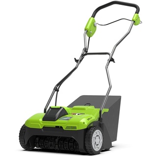 Greenworks G40DT35 , Akku-Ver­ti­ku­tie­rer & SOLO - OHNE Akku UND Ladegerät,