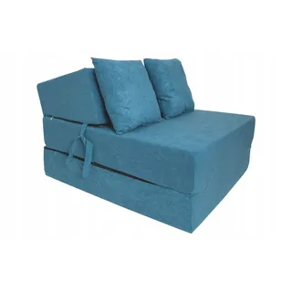 Faltbare Matratze - Gästematratze - 200x70x15 cm - Blau