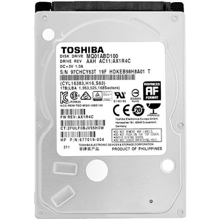 Festplatte Toshiba 1TB MQ01ABD100 8Mb Cache 5400RPM Sata II 2.5" Zoll