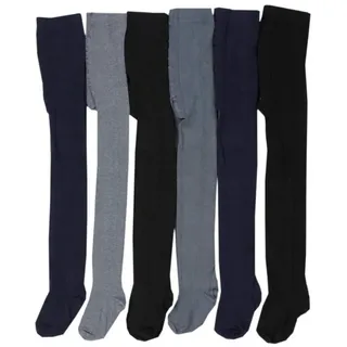 TupTam Baby Jungen Strickstrumpfhose 6er Pack, Farbe: Farbenmix 3, Größe: 92-98 - 92-98