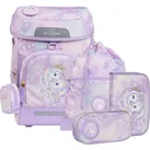 Beckmann Schulranzenset Plus Air 6-teiliges Set Unicorn Princess Purple