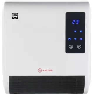SHX Bad-Heizlüfter 2000W SHX71BHL2000W – Badezimmer-Heizlüfter, 2000 Watt, Schutzklasse: IPX2, Display, Timerprogrammierung, Fernbedienung, weiß/schwarz