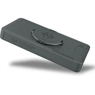SKS GERMANY +COM/Charger 10.000 mAh Powerbank mit induktiver Ladefunktion zur Montage am COMPIT-System (Fast Charging Funktion, Ladestandsanzeige, USB-A (Ausgang) & USB-C (EIN- und Ausgang)), schwarz