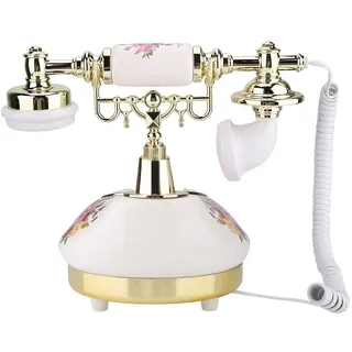 Vintage Telefon Antik Telefon Festnetz Keramik Ms 9101 Vintage Retro Nachahmung Antik Telefon für Home Office Gebrauch