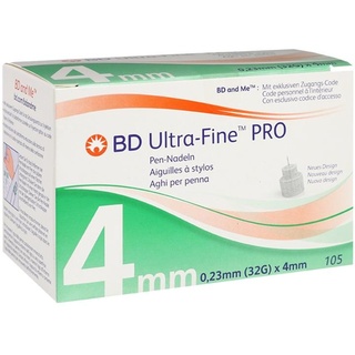 embecta gmbh BD ULTRA-FINE PRO Pen-Nadeln 4 mm 32 G 0,23 mm