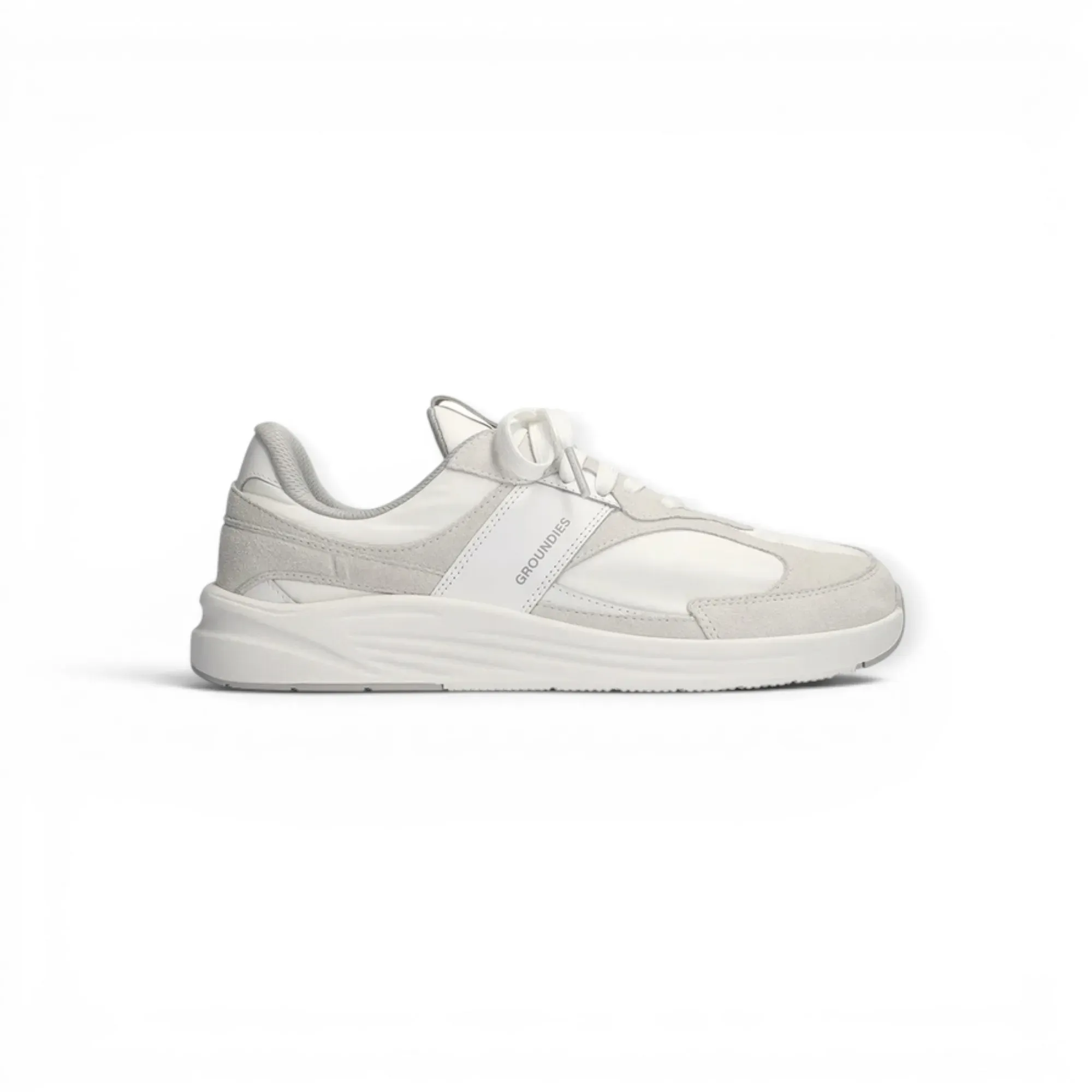Groundies Minimal-Sneaker Starlite 2.0 (Zero Drop, anatomisch Zehenbox) weiss/grau Damen