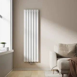 EMKE Flachheizkörper 1600 x 460 mm 1490 W weiß Mittelanschluss