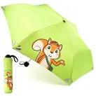 Monte Stivo Regenschirm-Wanderstock Votna Kinderregenschirme 90 cm ? Reflektoren faltbar grün