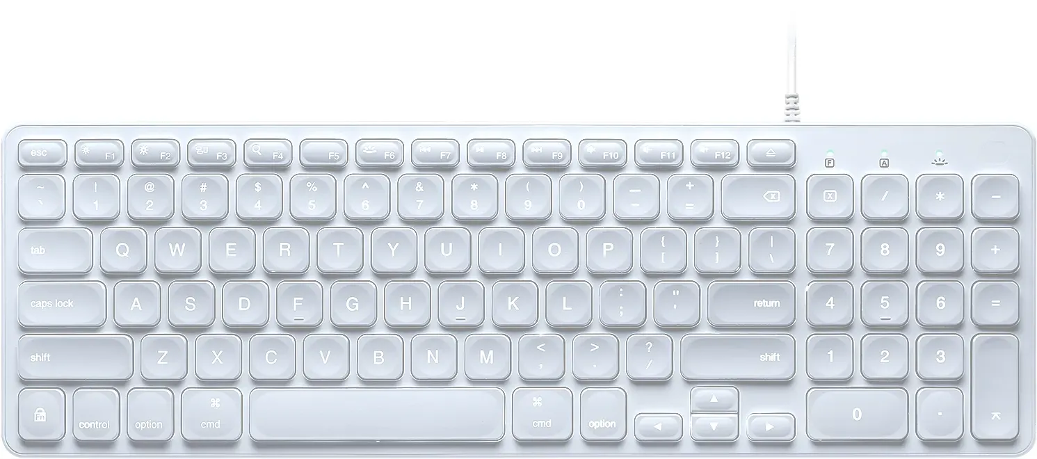 PERIBOARD-333B Verkabelte USB-Tastatur mit Hintergrundbeleuchtung
