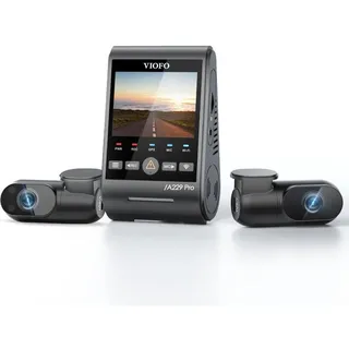 VIOFO A229 Pro 3ch 4k + 2k + Full Hd Wifi Gps Dashcam - Black