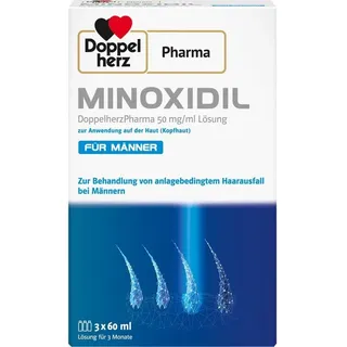 Doppelherz MINOXIDIL DoppelherzPharma 50 mg/ml Lösung 3 x 60 ml