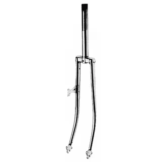 Point S Rockshox Sportradgabel, 28" chrom 1" 230mm/70mm