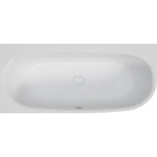 Hoesch Eck-Badewanne iSENSI 180x80cm, 182 l, linke Ausführung, weiß