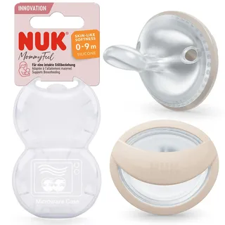 NUK MommyFeel Silikon | Greige & Sandstone | 2 Stück