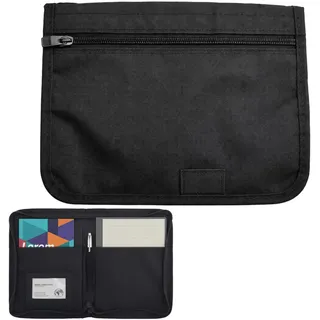 BrKern Fahrzeugmappe A5, Fahrzeugmappe Dokumentenmappe A5, Auto Handschuhfach Organizer mit mehreren Fächern, Bordmappe Auto, Tragbare Manuelle Tasche Kfz Dokumententasche