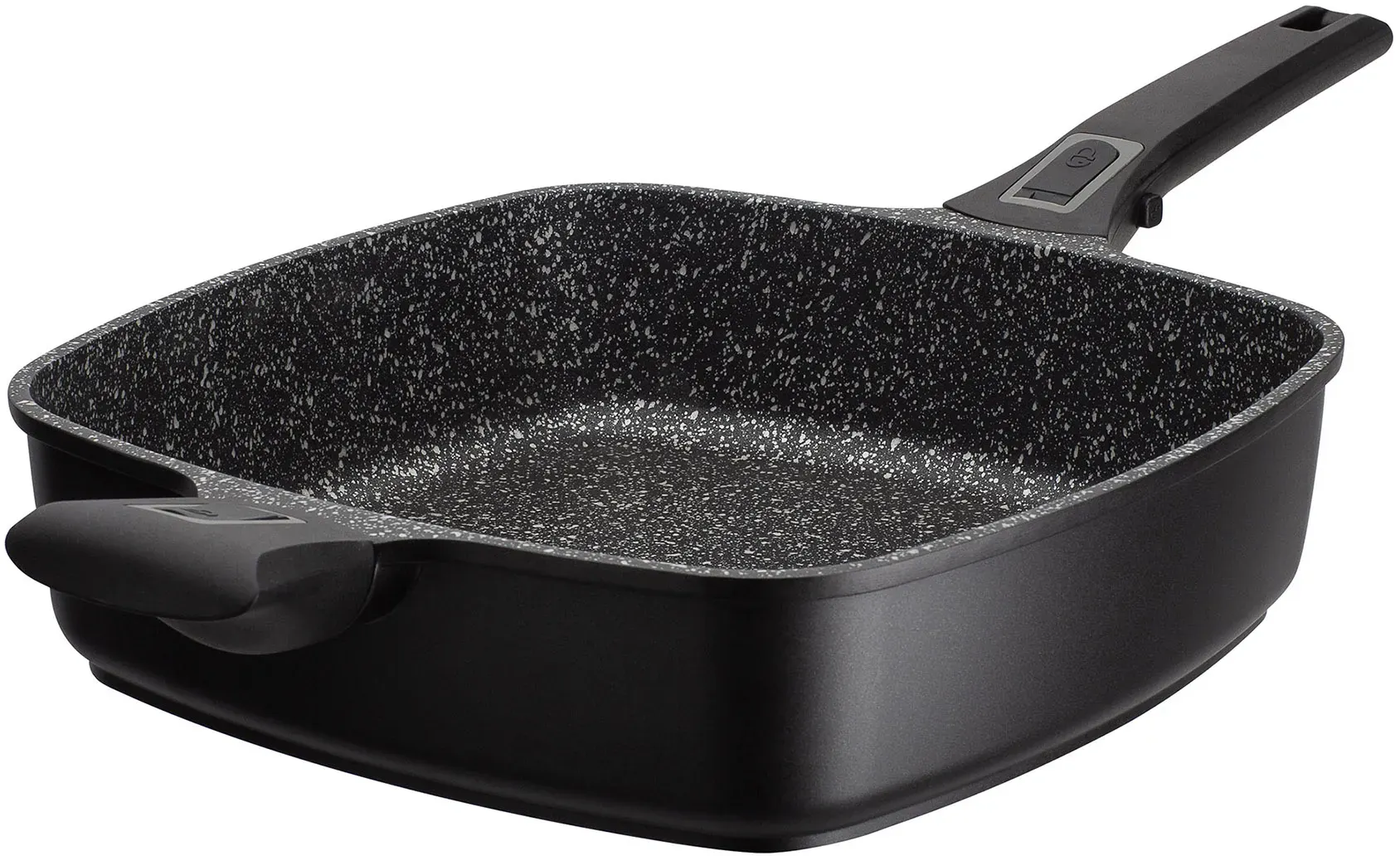 GSW Bratpfanne EASY CLICK QUADURA 24 cm eckig Antihaft mit abnehmbarem Griff