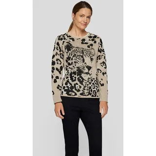 Rabe Pullover, Gemustert in beige für Damen,