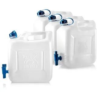 BigDean Wasserkanister 12 l transparent