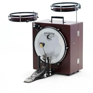 World Percussion Kickboxx Suitcase Drum Set Kompakt-Drumset TKSDS