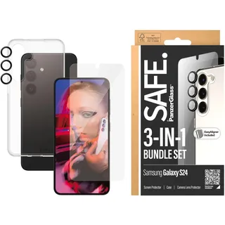 Panzer Glass SAFE. by PanzerGlass 3-in-1 Pack Samsung Galaxy S24