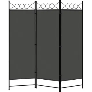 Woltu Paravent 3 tlg 167x172 cm, Trennwand klappbar freistehend Sichtschutz, Raumtrenner innen Outdoor Garten Balkon Terrasse, Raumtrenner