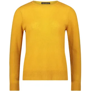 Betty Barclay Kaschmir-Pullover mit Rundhalsausschnitt in gold, | Gr.: 42