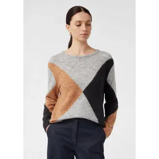 Comma, Strickpullover grau, L