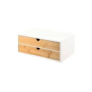 KESPER Organizer braun MDF B/H/L: ca. 21,5x14x33,5 cm - braun, weiß
