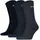 Tennissocken 3er Pack Blau/Silber 47-49