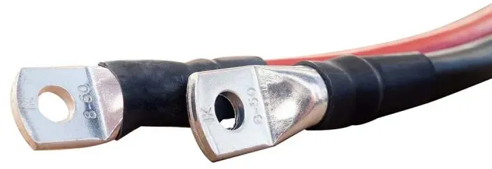 ECTIVE H07V-K Batteriekabelsatz 50mm2 rot/schwarz M8/M8 2 Meter