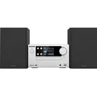 Kenwood M-725 DAB (Bluetooth, CD Player, 2x 25 W), Stereoanlage, Silber