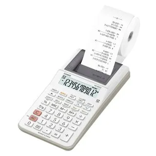 Casio HR-8RCE-WE Druckender Tischrechner weiß