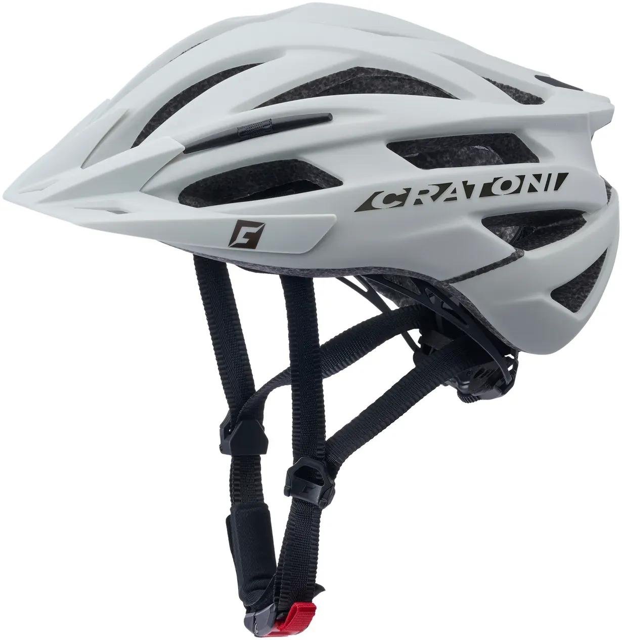 Cratoni Fahrradhelm Cratoni Agravic | hellgrau matt, Gr. L/XL (58-62cm)