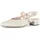 Damen Slingpumps Frauen Off-White offen Ultra-Light Visone Amazon bequem-e bequemlichkeit breite extra laessig 39 EU 6 39 EU