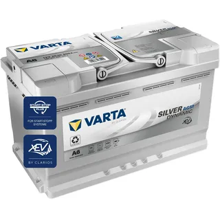 Varta A6 Silver Dynamic AGM 12V 80Ah 800A Start-Stop